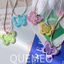 Chocker sao biển freestyle QUEMEO đá Hải lam cuốn hút
