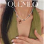 Chocker sao biển freestyle QUEMEO đá Hải lam cuốn hút