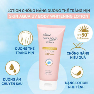 Kem Chống Nắng Dưỡng Thể Sunplay Dưỡng Sáng Mịn Da Skin Aqua UV Body SPF 50+ PA++++