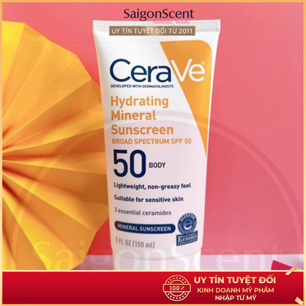 Kem chống nắng cơ thể Cerave Hydrating Sunscreen Body Lotion Broad