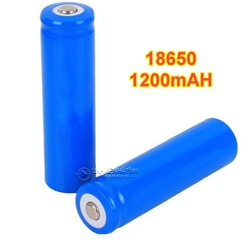 3 viên 18650 Pin Lithium 1200mah 3.7V Pin 18650 đèn pin quạt cầm tay ...