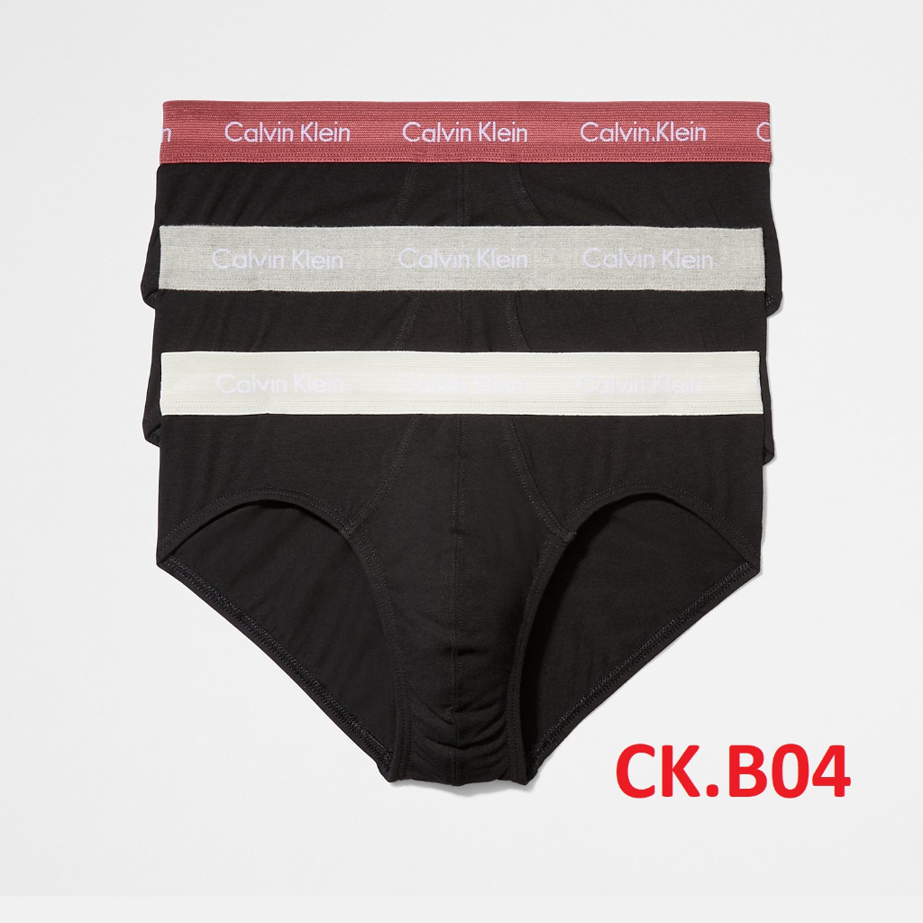 Chính Hãng Mỹ Ck B04 S Quần Lót Nam Ck Calvin Klein Cotton Stretch Hip Brief Tam Giác Shopee