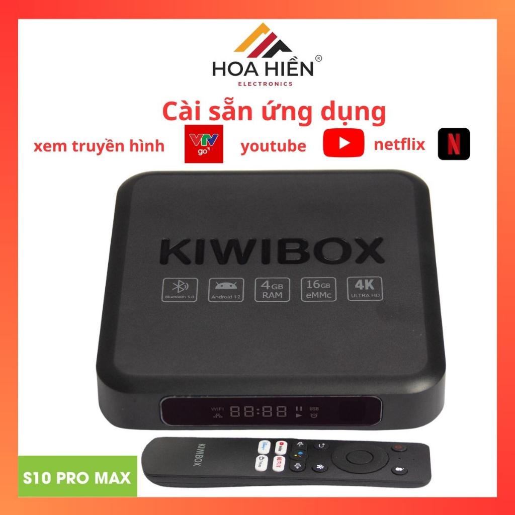 Kiwibox S10 ProMax , ra lệnh giọng nói Google, Bluetooth 5.0 ,Wifi 6