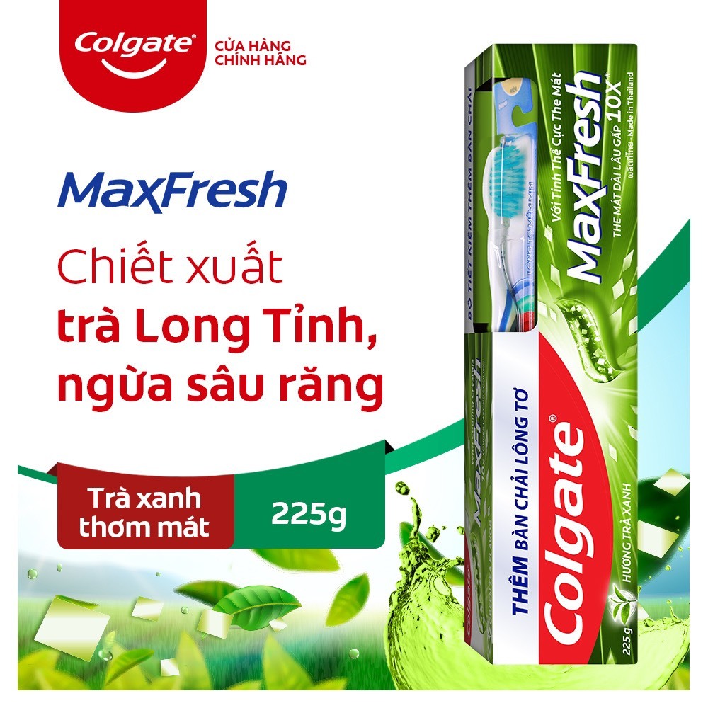 [ Tặng Bàn Chải ] Kem đánh răng Colgate Maxfresh 225g