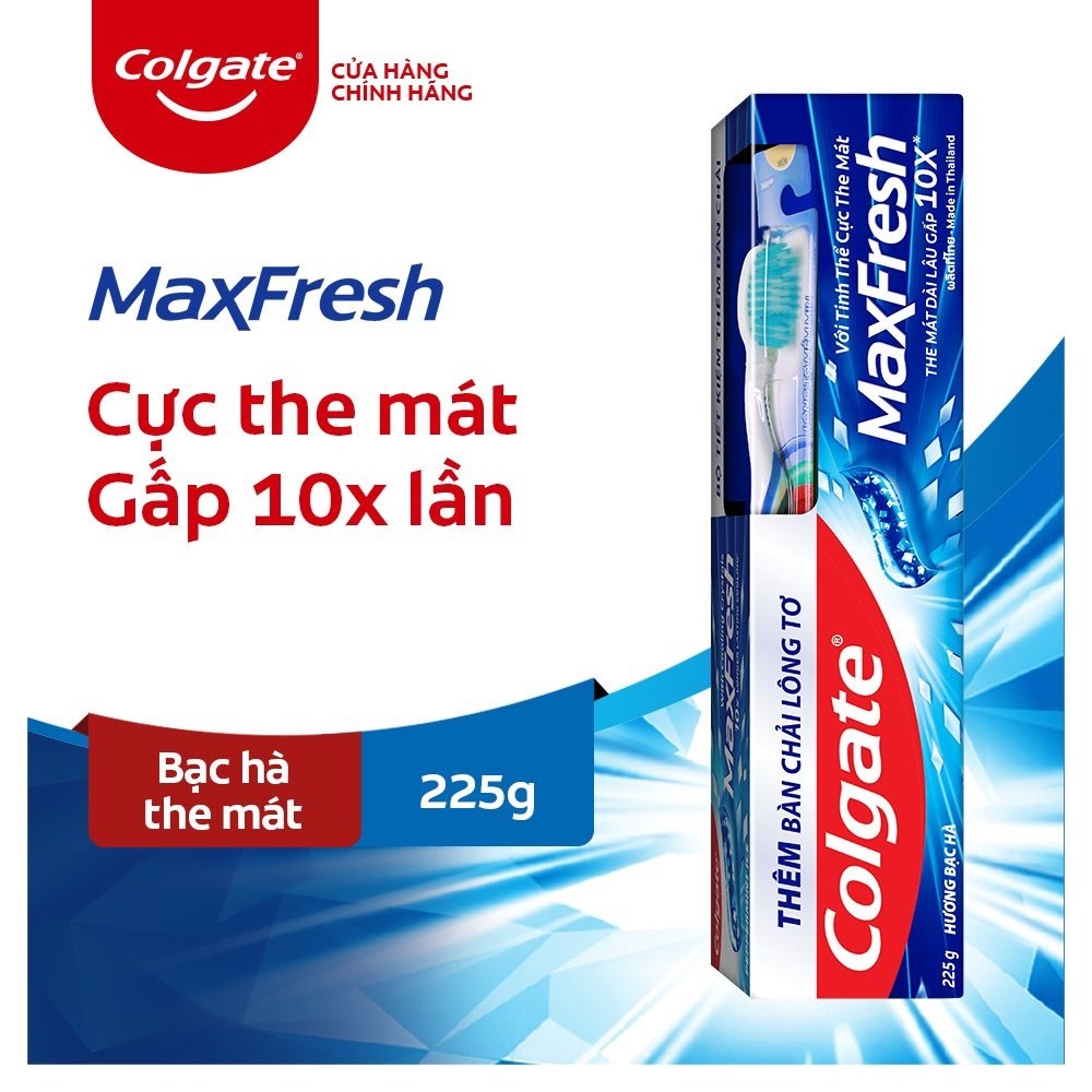 [ Tặng Bàn Chải ] Kem đánh răng Colgate Maxfresh 225g