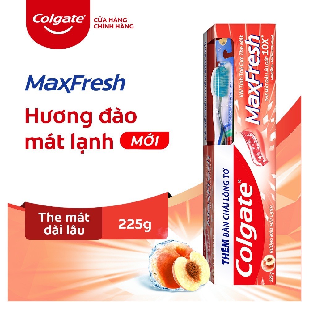 [ Tặng Bàn Chải ] Kem đánh răng Colgate Maxfresh 225g