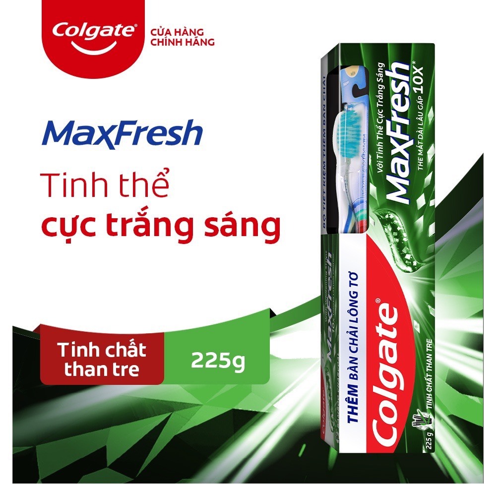 [ Tặng Bàn Chải ] Kem đánh răng Colgate Maxfresh 225g