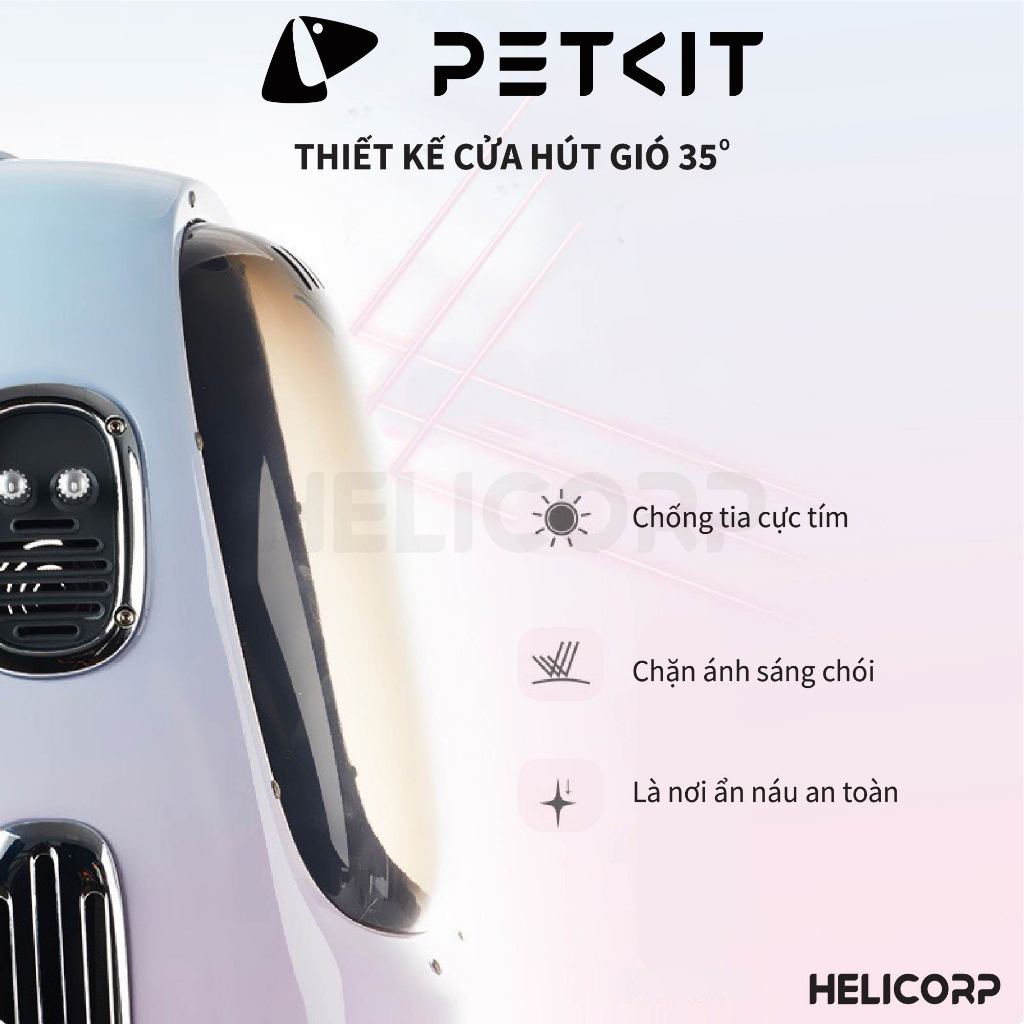 Balo Phi Hành Gia Cho Mèo Petkit Breezy Dome 2 new 2026 - HeLiCorp