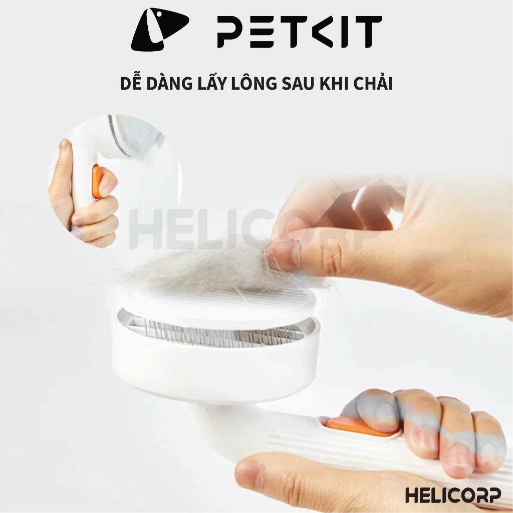 Ảnh Chải Lông Petkit Cây Chải Lông Mèo, Lược Chải Lông Chó - HeLiCorp 2
