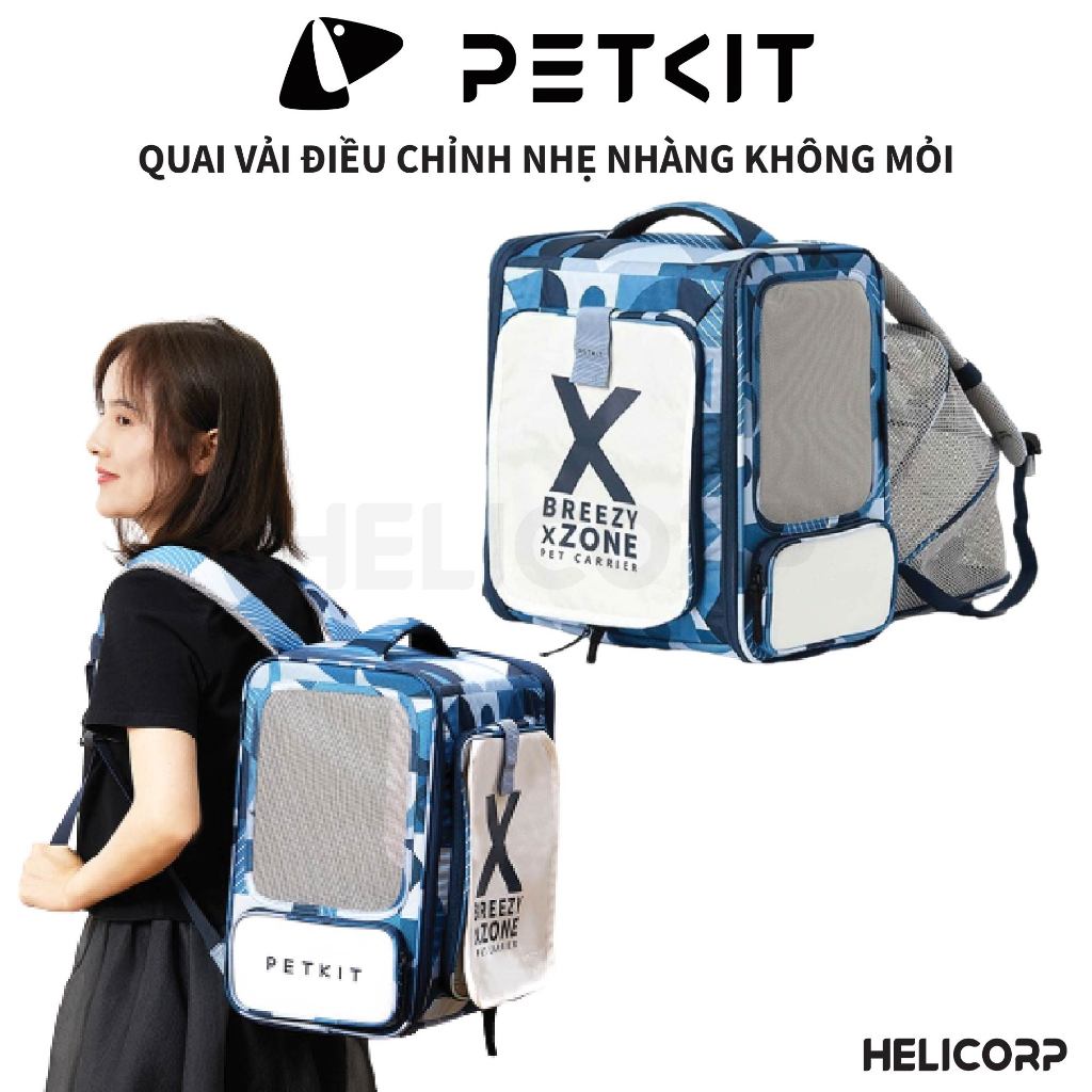Balo Cho Thú Cưng, Balo Vải Cho Mèo, Chó Thỏ Petkit Breezy xZone - HeLiCorp