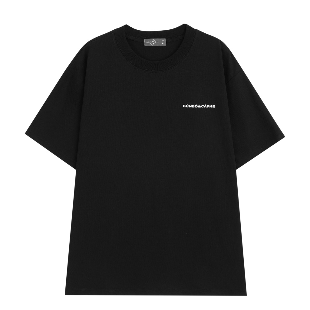 "BÚNBÒ&CÀPHÊ" TEE | FORM OVERSIZE