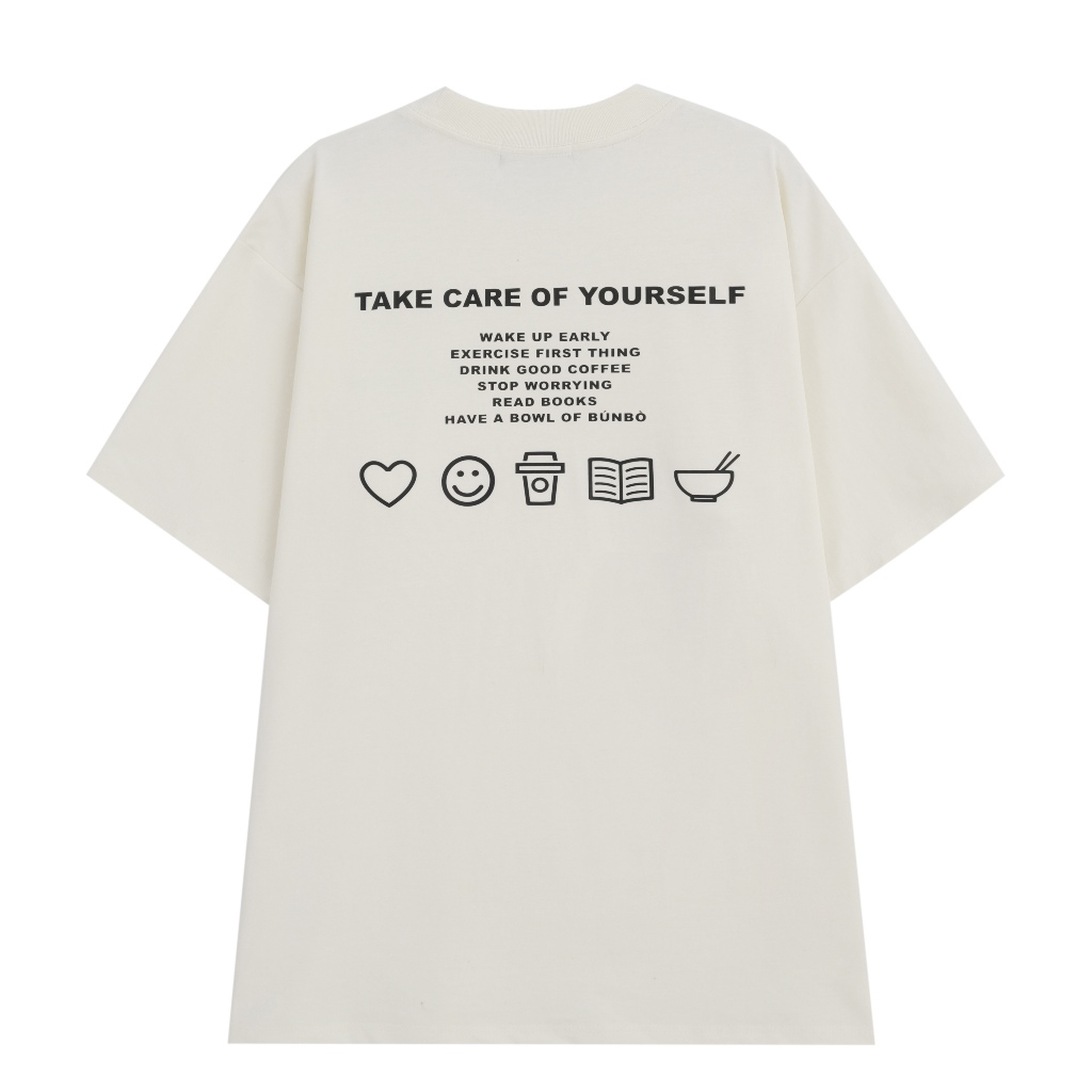 "BÚNBÒ&CÀPHÊ" TEE | FORM OVERSIZE