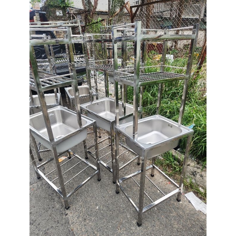 chân inox + bồn rửa inox + kệ chén trên SHIP HỎA TỐC TPHCM | Shopee ...