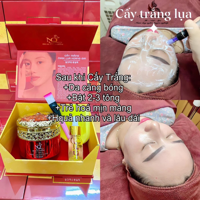 Cấy trắng lụa hoàng gia 4 món - Hàng loại 1