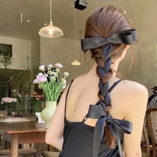 🎀 Kẹp mỏ vịt 🎀 Kẹp Tóc Nơ Tiểu Thư Ribbon Đuôi Dài Phong Cách Hàn Quốc Tinh Tế Thời Trang Hot Trend