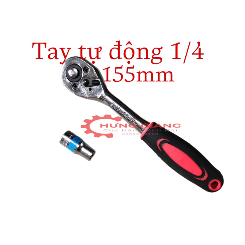 Tay vặn ốc tự động 2 chiều, Cần lắc sắc khẩu 1/4