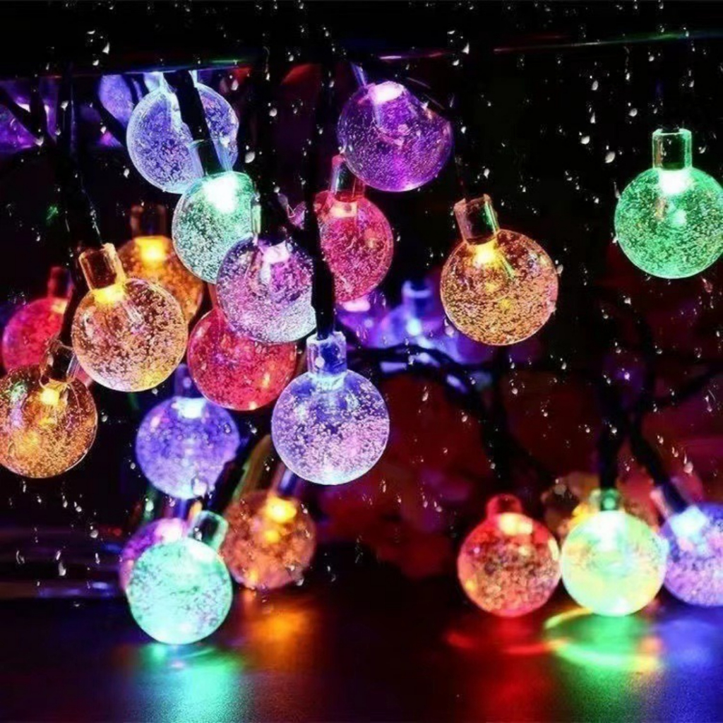 Dây đèn LED BI BỌT Trang trí 9m - 28 bóng Đủ màu RGB và màu Vàng