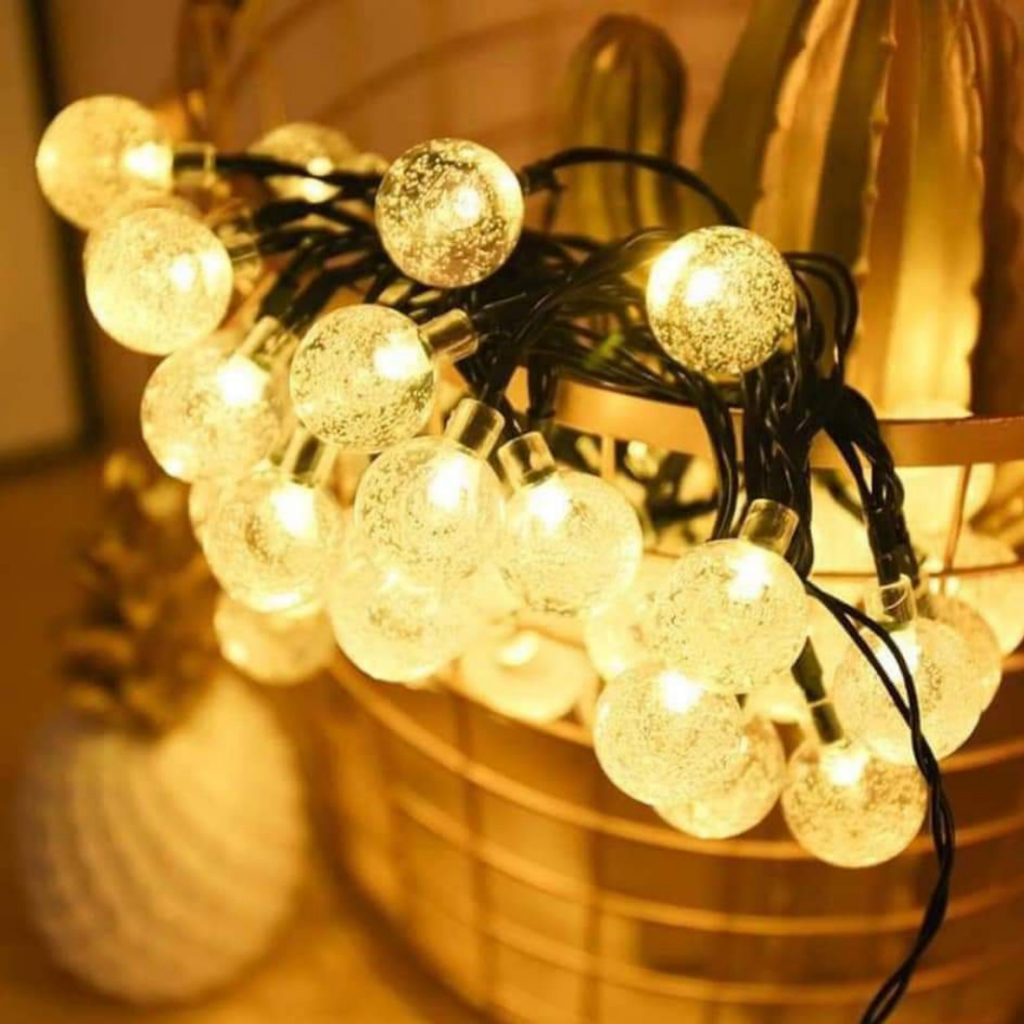 Dây đèn LED BI BỌT Trang trí 9m - 28 bóng Đủ màu RGB và màu Vàng