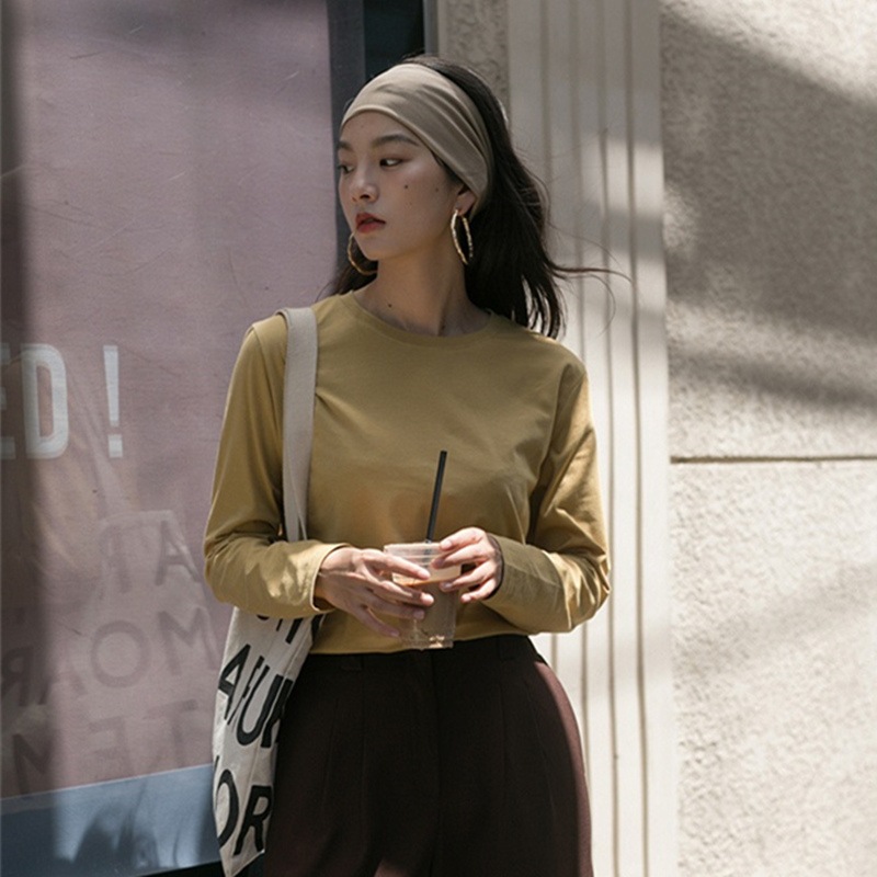 Áo thun Nữ TAY DÀI cổ tròn JULYfashion2023, Áo phông Nữ dài tay chất Xược phom rộng 40kg-70kg