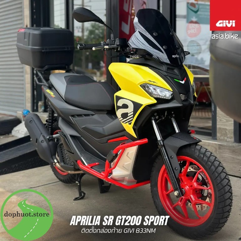 BAGA SAU CHÍNH HÃNG GIVI SRV APRILIA GT200 - Bảo hành 2 năm
