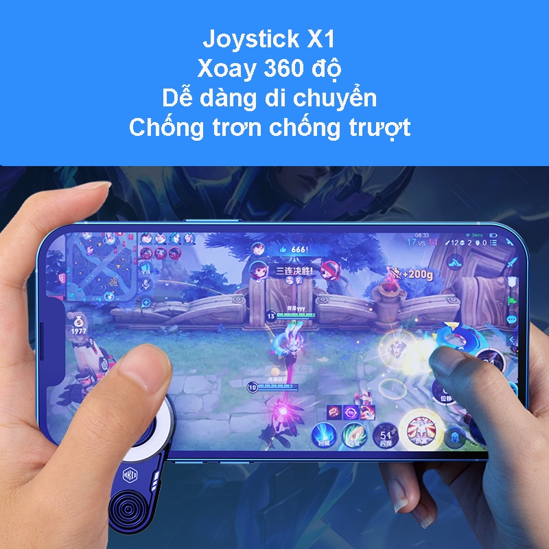 [CAO CẤP]  Joystick X1 cao cấp | Phụ kiện chơi game hỗ trợ di chuyển game Moba và FPS ( tặng bao tay cao cấp )