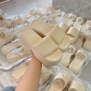 Fullbox Dép Bánh Mì Nhựa QC Xịn / Dép Bánh Mì Nhựa Quai Ngang Mieo Shoes D2399