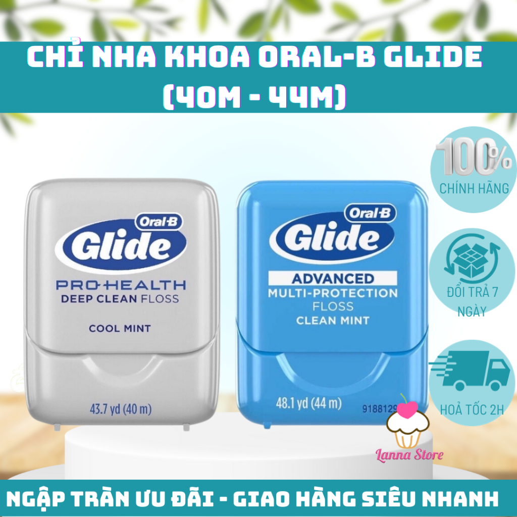 Ch Nha Khoa Oral B Glide Pro Health Dental Floss Cool Mint D I M M Shopee Vi T Nam