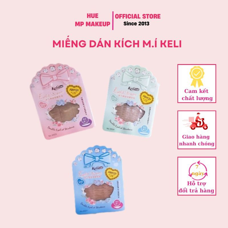 Miếng Dán Kích Mí Lưới Keli Allergy Double Eyelid Stickers (60 Miếng ...