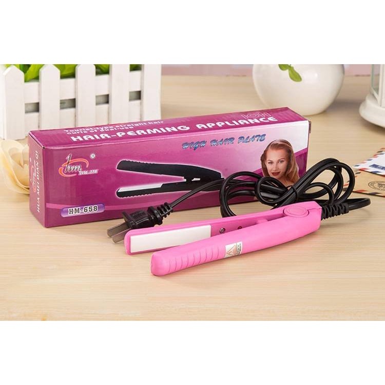 Máy ép tóc mini 3 trong 1, máy duỗi tóc đa năng siêu xinh giá rẻ