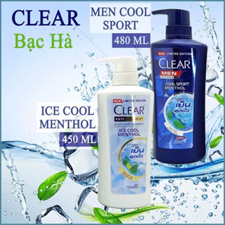 (Hàng Chuẩn ) Dầu Gội Lear Men/ Bạc Hà & Hoa Anh Đào Thái Lan Mẫu Mới 450ml