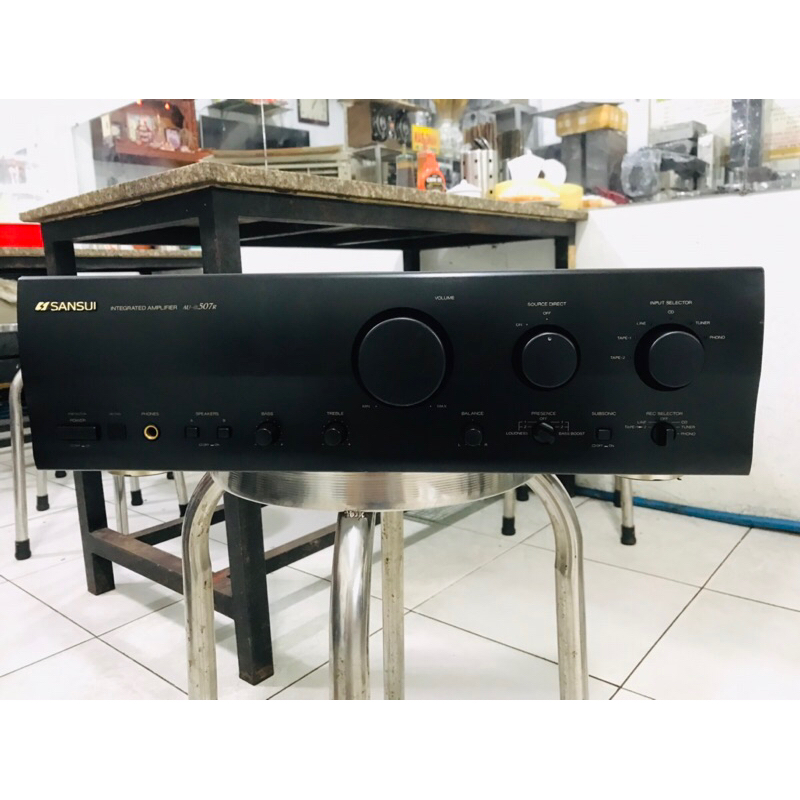 Amply Sansui AU-@507R công xuất 140w/1kênh máy chạy 4 sò than zin mới ...
