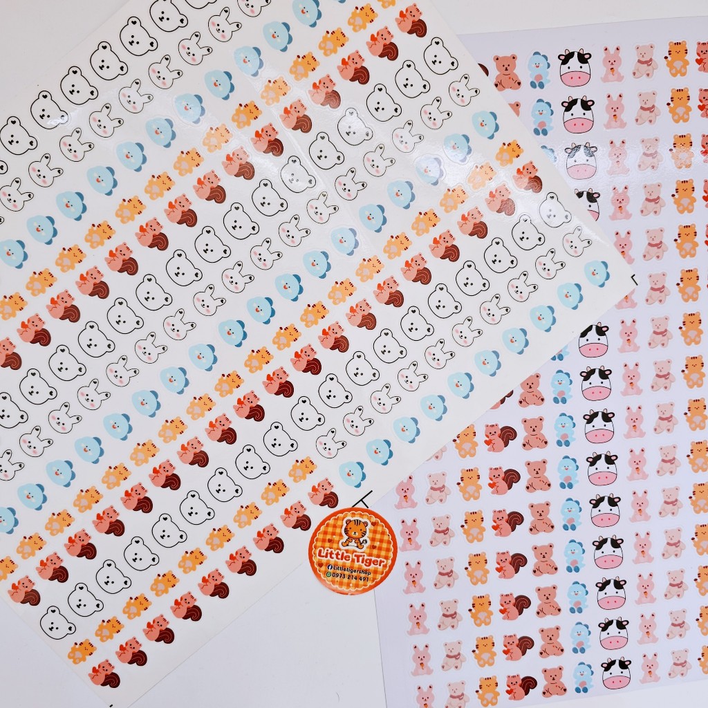 Sticker nhiệt dán bình sữa và đồ dùng cho bé (có chống nước) / Sticker ...