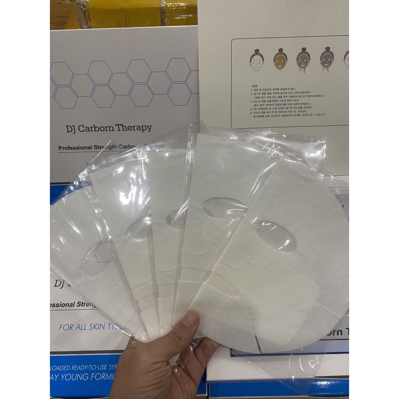 Lẻ 1 miếng mặt nạ giấy thải độc CO2 DJ Carborn Therapy