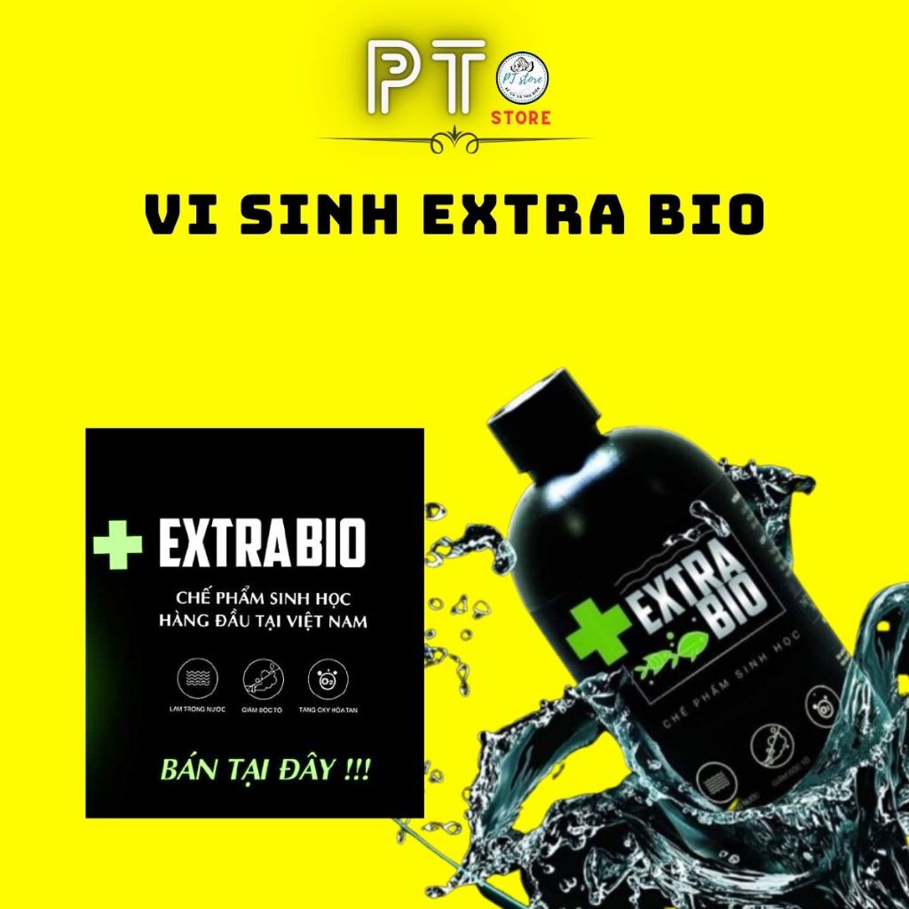 Vi Sinh Extra BIO Giúp Tăng cường lợi khuẩn - Làm trong nước bể cá ...