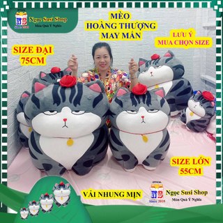 THÚ BÔNG MÈO HOÀNG THƯỢNG  MÈO THẦN TÀI MAY MẮN SIÊU DỄ THƯƠNG - GẤU BÔNG MÈO THƯỢNG ĐẾ HÀNG HOT [ NGỌC SUSI]