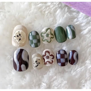 Nailbox form ngắn đơn giản dễ thương theo yêu cầu khách