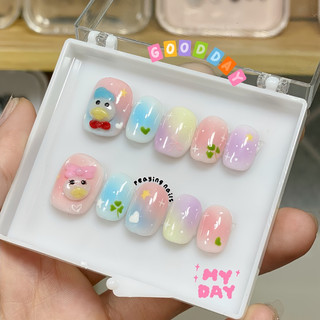 Nailbox nặn gel nổi form ngắn dễ thương được đổi form