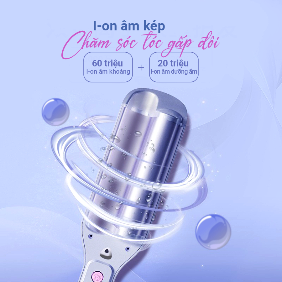 Ảnh Máy Uốn Tóc Ion Âm Kiểu Pháp Life360 LF-MUP23, Máy Uốn Tóc Hippie, Uốn Xoăn Gợn Sóng 32mm, BH 1 Năm 4