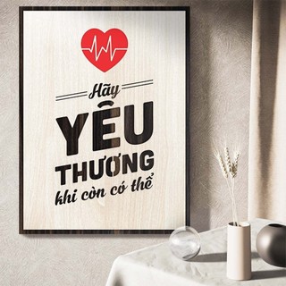 Tổng Hợp Mẫu Tranh Động Lực Gỗ Treo Tường Slogan Tạo Động Lực Trang Trí Văn Phòng Làm Việc Công Ty  20x27