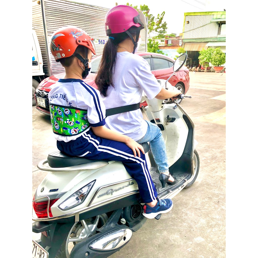 [ĐAI LỚN ] ĐAI LỚN Đi Xe Máy Cho Bé, An Toàn , Đai Lớn Mẫu Mới cho bé , đai trẻ em an toàn cao cấp dài 1m7