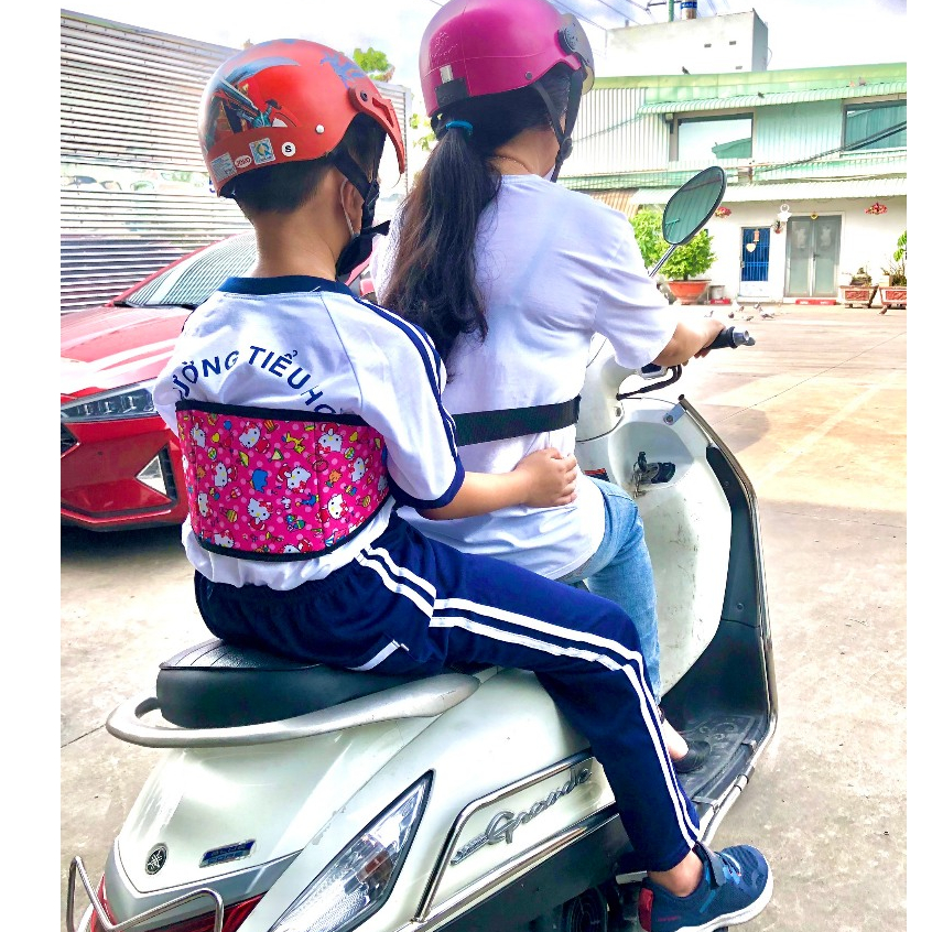 [ĐAI LỚN ] ĐAI LỚN Đi Xe Máy Cho Bé, An Toàn , Đai Lớn Mẫu Mới cho bé , đai trẻ em an toàn cao cấp dài 1m7