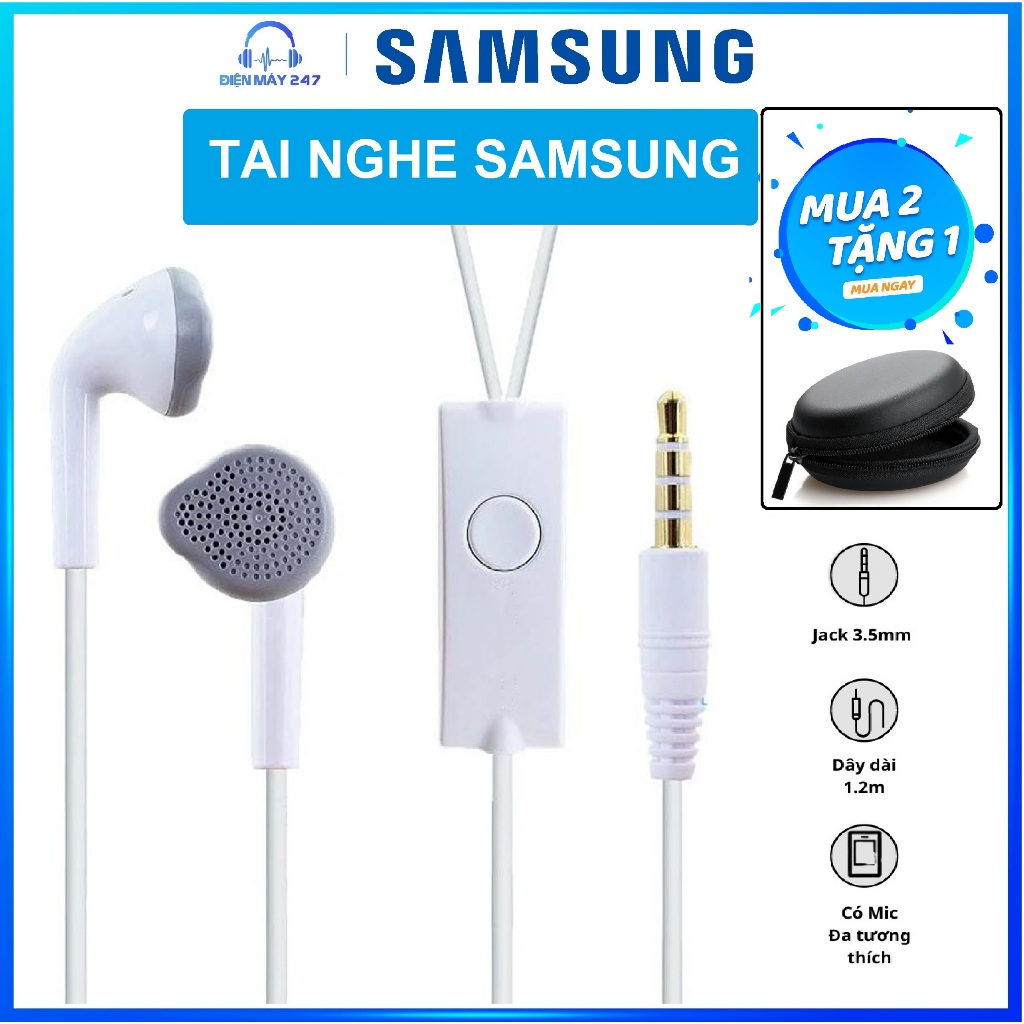 Ảnh Tai Nghe cho Samsung A01 A10 A10S A20 A30 A50 A50S M10 M20 - Hàng Chính Hãng 1