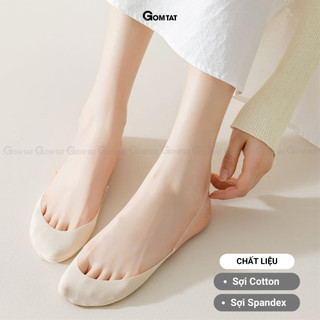 Combo 5 đôi vớ lười nữ đi giày cao gót GOMTAT, chất liệu cotton cao cấp - CAOGOT-SUX-1102-CB5