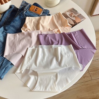 Quần lót nữ đúc su không viền không đường may thun lạnh co giãn 4 chiều King Shop L-059