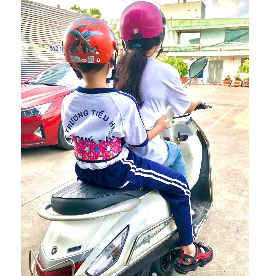 [ ĐAI HOẠT HÌNH ] ĐAI AN TOÀN NGỒI XE MÁY CHO BÉ , ĐAI MỚI TRẺ EM 9 THÁNG - 10 TUỔI , đai chống thấm nước