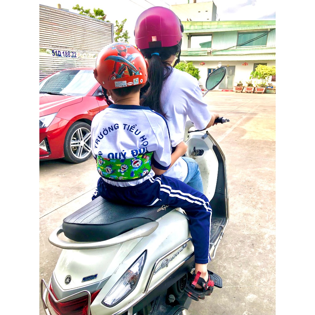 [ ĐAI HOẠT HÌNH ] Đai an toàn đi xe máy cho bé , đai mini , đai mới hoạt hình cho bé , đai trẻ em chống thấm