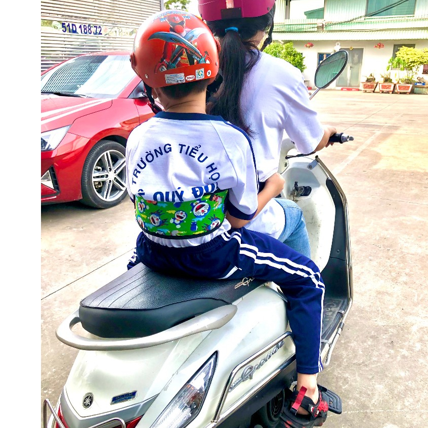 [ ĐAI HOẠT HÌNH ] ĐAI XE MÁY AN TOÀN CHO BÉ