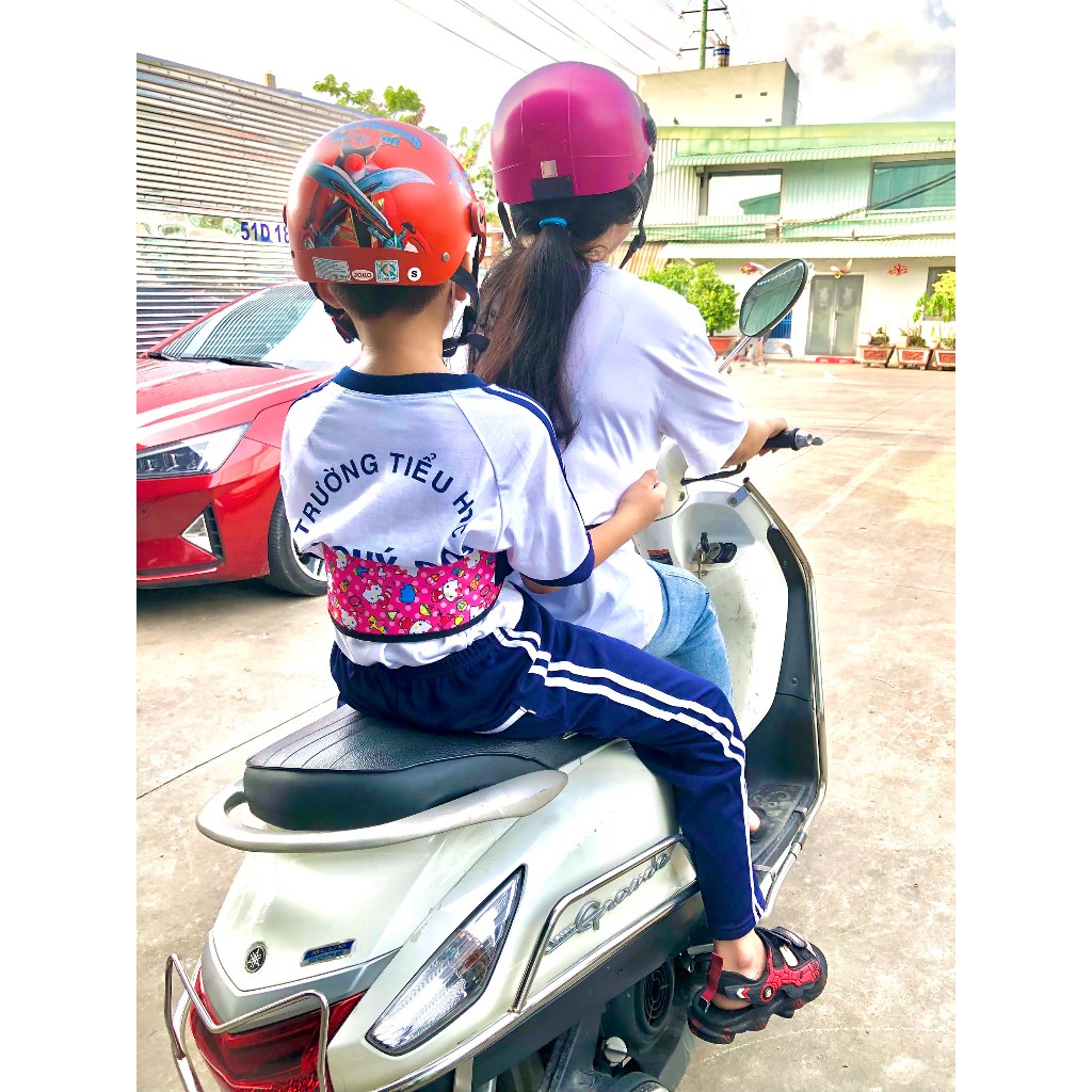 [ ĐAI HOẠT HÌNH ] ĐAI ĐI XE MÁY AN TOÀN CHO BÉ - THƯƠNG HIỆU VIỆT NAM , ĐAI MỚI CHO BÉ