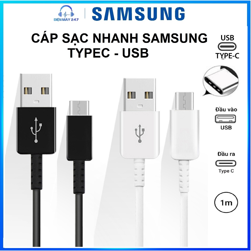 Ảnh Cáp Sạc Nhanh Samsung TypeC - Hàng chính hãng 1