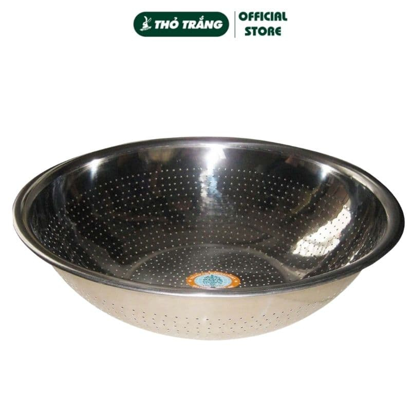 Rá inox size loại dầy, rổ inox vo gạo inox size to cao cấp | Shopee ...